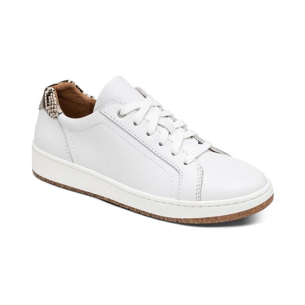 Aetrex Women's Blake Comfort Sneakers White Shoes UK 7601-754